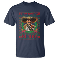 Funny Mexico Xmas T Shirt Feliz Navidad El Rey Vicente - Wonder Print Shop