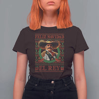 Funny Mexico Xmas T Shirt For Women Feliz Navidad El Rey Vicente - Wonder Print Shop