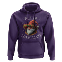 Funny Mexico Xmas Hoodie Santa Sombrero Feliz Navidad