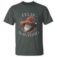 Funny Mexico Xmas T Shirt Santa Sombrero Feliz Navidad - Wonder Print Shop