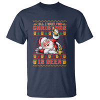Funny Christmas Beer T Shirt It's the Most Wonderful Time For A Beer - Wonder Print Shop