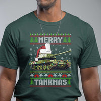 Funny Christmas Veteran T Shirt Merry Tankmas Tank Military Army - Wonder Print Shop