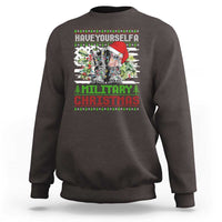 Funny Christmas Veteran Sweatshirt Have Yourself A Military Christmas - Wonder Print Shop