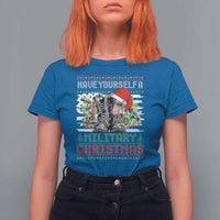 Funny Christmas Veteran T Shirt For Women Have Yourself A Military Christmas - Wonder Print Shop