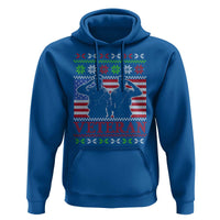 Christmas Veteran Hoodie Soldier America Flag Patriotic