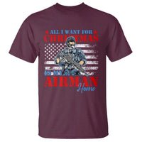 All I Want For Christmas Is My Airman Home T Shirt - Wonder Print Shop