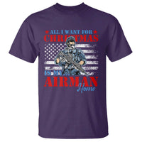All I Want For Christmas Is My Airman Home T Shirt - Wonder Print Shop