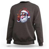 Funny Haitian Christmas Sweatshirt Jwaye Nwel Creole Cute Black Santa - Wonder Print Shop