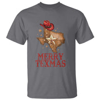 Christmas In Texas T Shirt Merry Texmas Santa Cowboy Hat - Wonder Print Shop