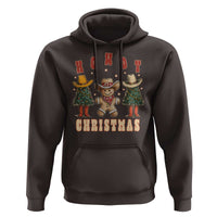 Howdy Christmas Hoodie Cowboy Cactus Xmas Tree
