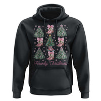 Howdy Christmas Hoodie Coquette Christmas Tree Cowgirl