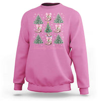 Howdy Christmas Sweatshirt Coquette Christmas Tree Cowgirl - Wonder Print Shop