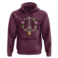 Joyeux Noel Eiffel Tower Christmas In Paris Hoodie