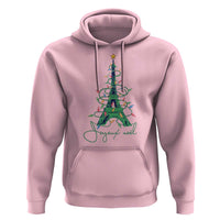 Joyeux Noel Eiffel Tower Christmas Tree Hoodie