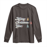 Funny Merry Christmas Yinz Pittsburgh Long Sleeve Shirt