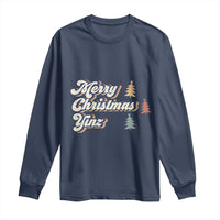 Funny Merry Christmas Yinz Pittsburgh Long Sleeve Shirt