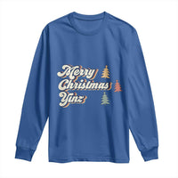 Funny Merry Christmas Yinz Pittsburgh Long Sleeve Shirt
