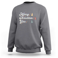 Funny Merry Christmas Yinz Pittsburgh Sweatshirt - Wonder Print Shop