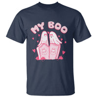 Valentine's Day T Shirt My Boo Cute Lover Couple Ghost - Wonder Print Shop