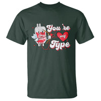 Valentine's Day T Shirt You're My Type Medical Pun Blood Nurse - Wonder Print Shop