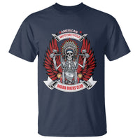 Motorcycle Rider T Shirt American Indian Biker Club - Wonder Print Shop