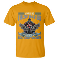 Motorcycle Rider T Shirt I Belong To A Biker Messing With Me Can Be Very Dangerous - Wonder Print Shop