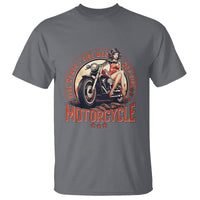 Real Women Ride Men Who Ride Motorcycles Retro Rider Lady T Shirt - Wonder Print Shop