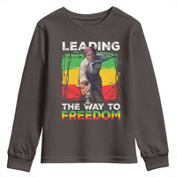 Harriet Tubman Youth Sweatshirt Leading The Way To Freedom Black History