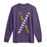 Malcolm X Long Sleeve Shirt By Any Means Necessary  Black History