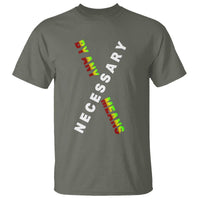 Malcolm X T Shirt By Any Means Necessary Black History