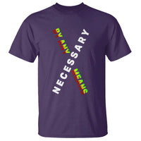 Malcolm X T Shirt By Any Means Necessary Black History