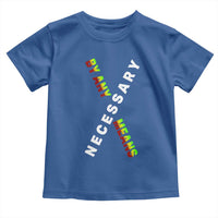 Malcolm X Toddler T Shirt By Any Means Necessary Black History