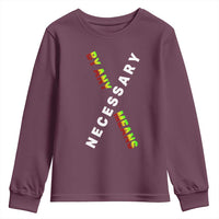 Malcolm X Youth Sweatshirt By Any Means Necessary Black History