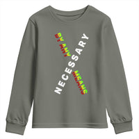 Malcolm X Youth Sweatshirt By Any Means Necessary Black History