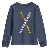 Malcolm X Youth Sweatshirt By Any Means Necessary Black History