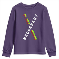 Malcolm X Youth Sweatshirt By Any Means Necessary Black History