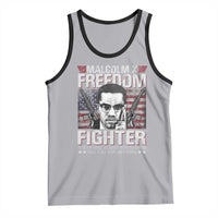 Malcolm X Tank Top A Man Who Stands For Nothing Will Fall For Anything