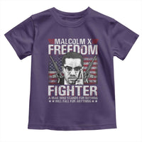 Malcolm X Toddler T Shirt A Man Who Stands For Nothing Will Fall For Anything