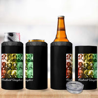 Life Of Frederick Douglass 4 in 1 Can Cooler Tumbler Black History Month