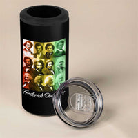 Life Of Frederick Douglass 4 in 1 Can Cooler Tumbler Black History Month