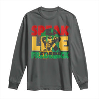 Speak Like Frederick Douglass Long Sleeve Shirt Black History Month