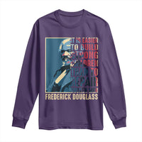 Frederick Douglass Long Sleeve Shirt It Is Easier To Build Strong Children Than To Repair Broken Men BHM