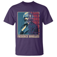 Frederick Douglass T Shirt It Is Easier To Build Strong Children Than To Repair Broken Men BHM
