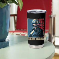 Frederick Douglass Tumbler Cup It Is Easier To Build Strong Children Than To Repair Broken Men BHM