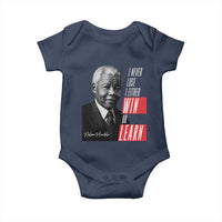 Nelson Mandela's Motivational Baby Onesie I Never Lose I Either Win Or Learn