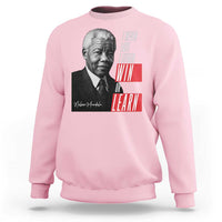 Nelson Mandela's Motivational Sweatshirt I Never Lose I Either Win Or Learn