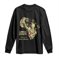 Nelson Mandela Long Sleeve Shirt A Winner Is A Dreamer Who Never Gives Up