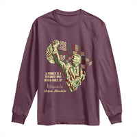 Nelson Mandela Long Sleeve Shirt A Winner Is A Dreamer Who Never Gives Up
