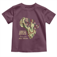 Nelson Mandela Toddler T Shirt A Winner Is A Dreamer Who Never Gives Up