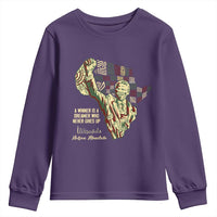 Nelson Mandela Youth Sweatshirt A Winner Is A Dreamer Who Never Gives Up